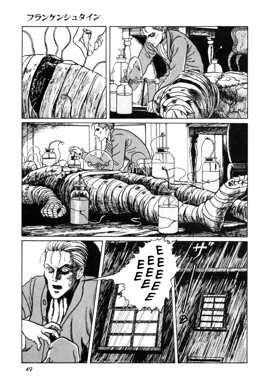 Itou Junji Kyoufu Manga Collection Chapter 16.1 page 51 - Vol.16 Chapter 1: Frankenstein