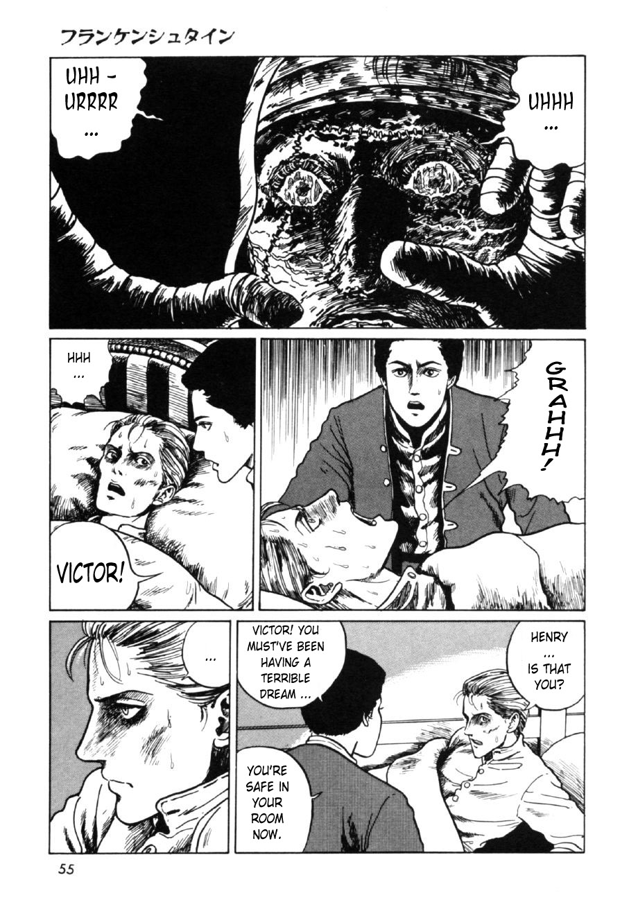 Itou Junji Kyoufu Manga Collection Chapter 16.1 page 57 - Vol.16 Chapter 1: Frankenstein
