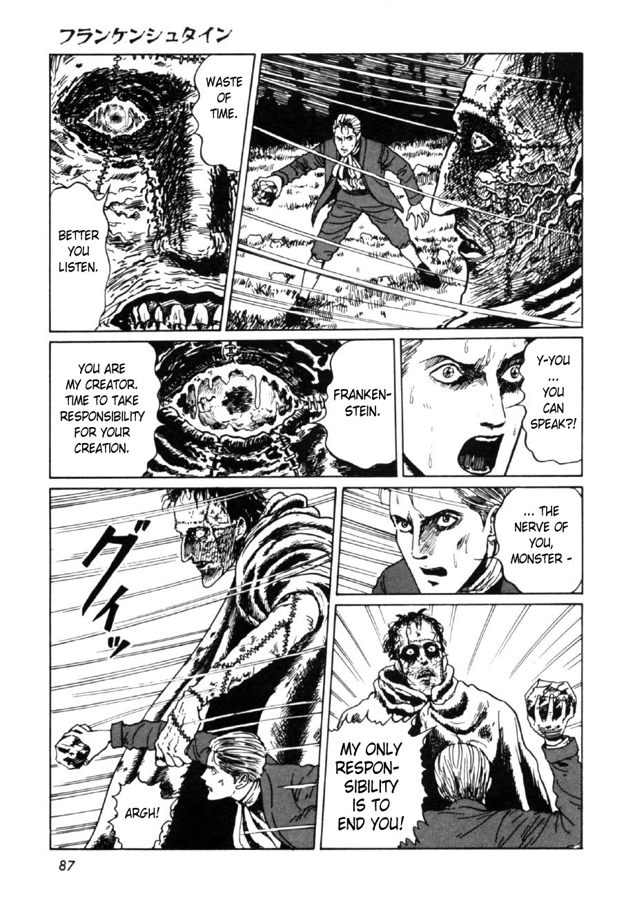 Itou Junji Kyoufu Manga Collection Chapter 16.1 page 89 - Vol.16 Chapter 1: Frankenstein