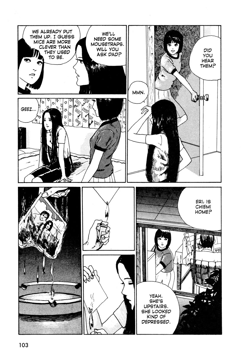 Itou Junji Kyoufu Manga Collection Chapter 3.1 page 12 - Vol.3 Chapter 1: Long Hair in the Attic