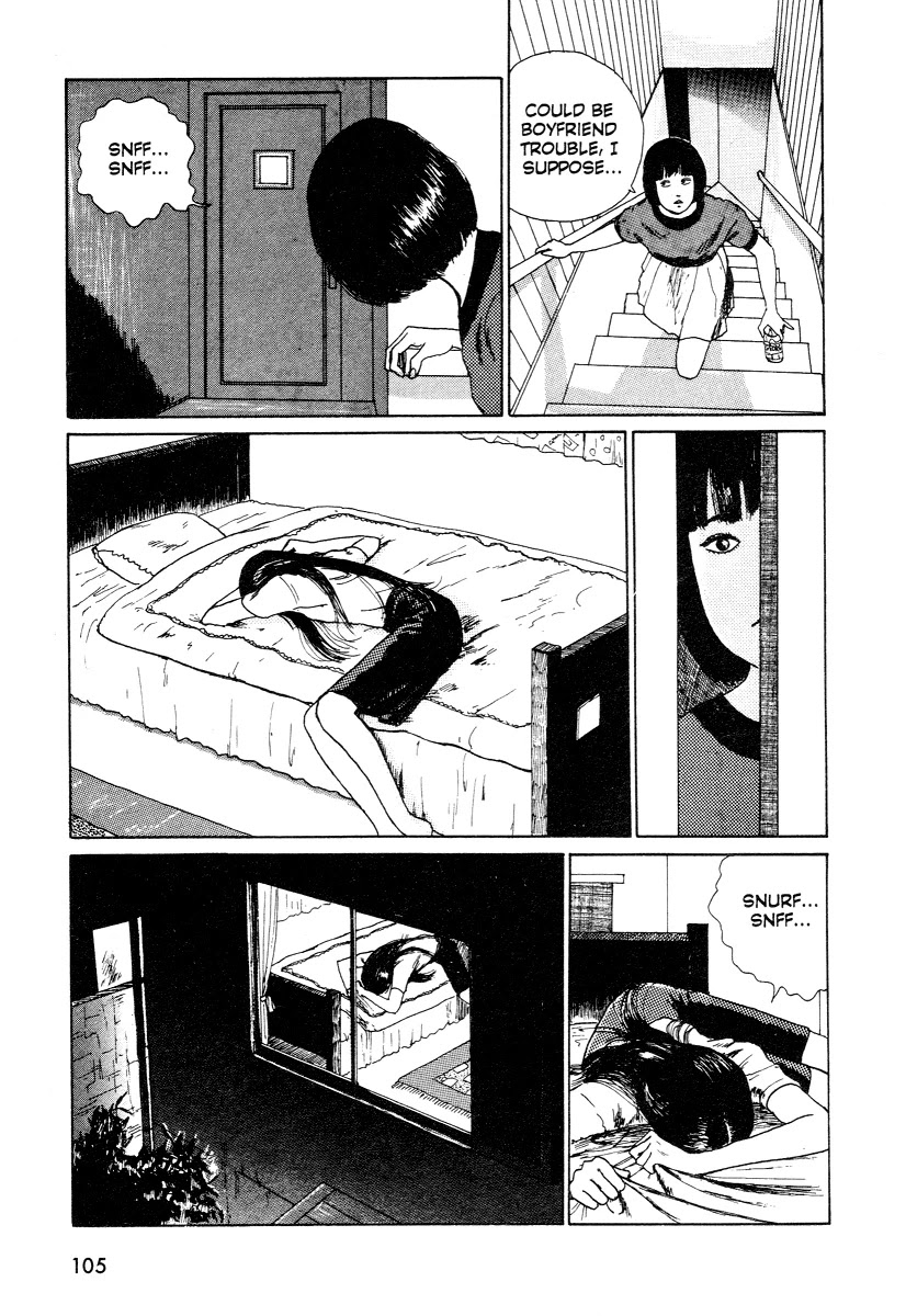 Itou Junji Kyoufu Manga Collection Chapter 3.1 page 14 - Vol.3 Chapter 1: Long Hair in the Attic