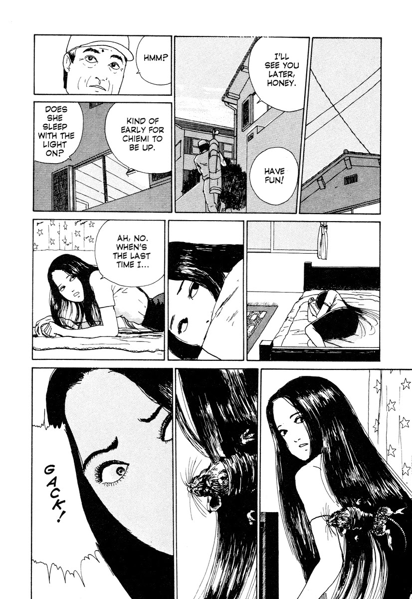 Itou Junji Kyoufu Manga Collection Chapter 3.1 page 15 - Vol.3 Chapter 1: Long Hair in the Attic