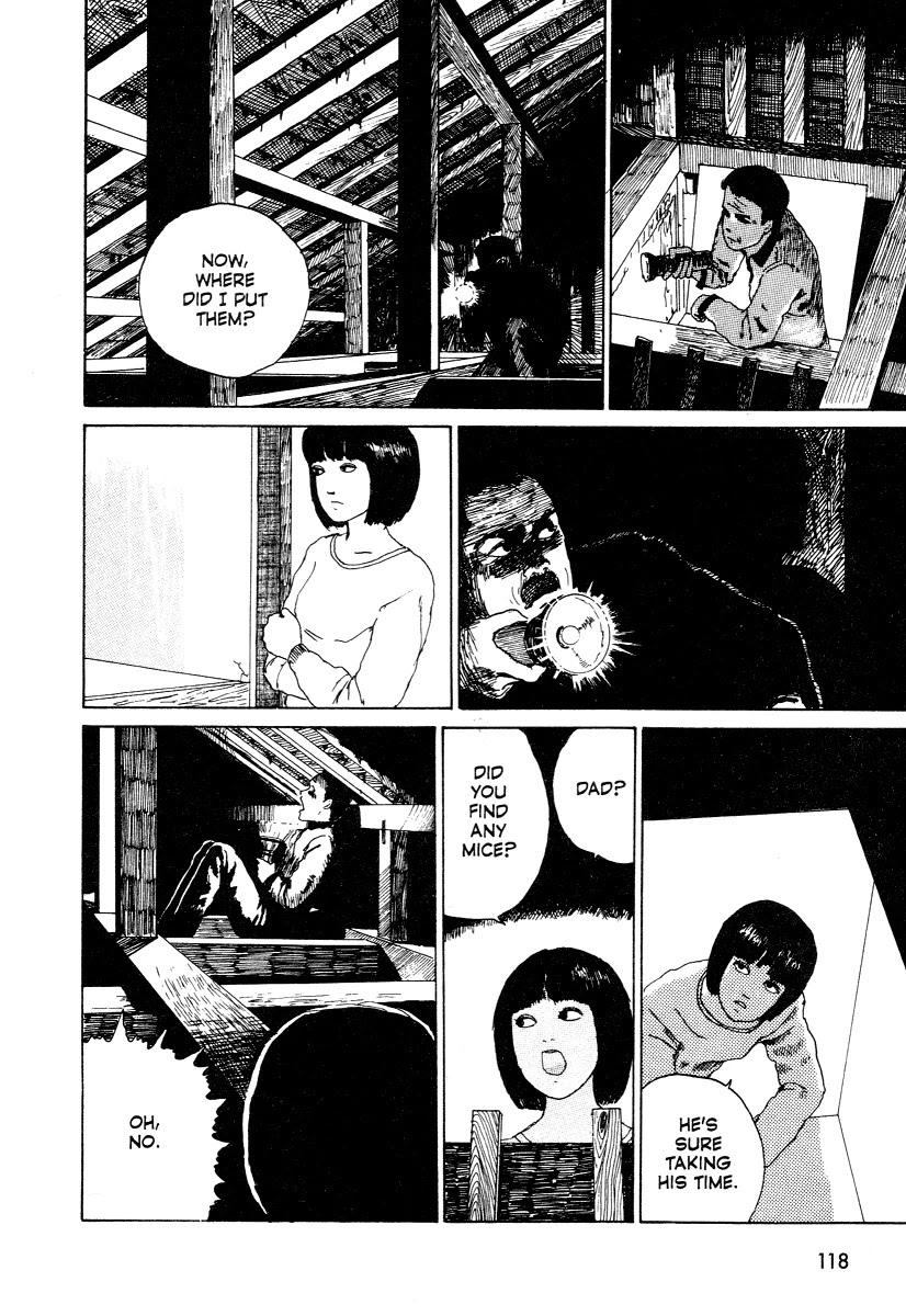 Itou Junji Kyoufu Manga Collection Chapter 3.1 page 27 - Vol.3 Chapter 1: Long Hair in the Attic
