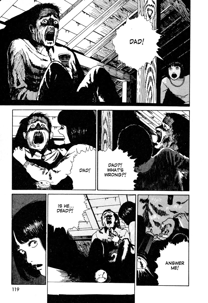 Itou Junji Kyoufu Manga Collection Chapter 3.1 page 28 - Vol.3 Chapter 1: Long Hair in the Attic