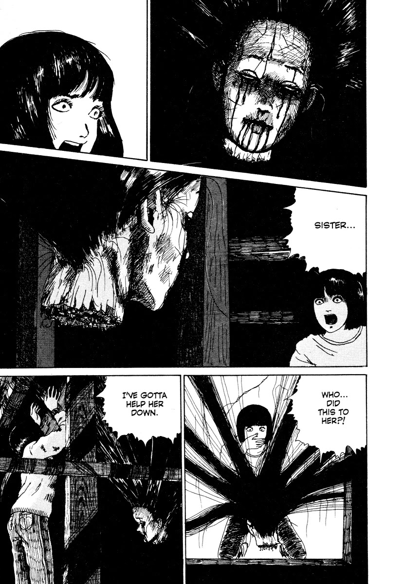 Itou Junji Kyoufu Manga Collection Chapter 3.1 page 30 - Vol.3 Chapter 1: Long Hair in the Attic
