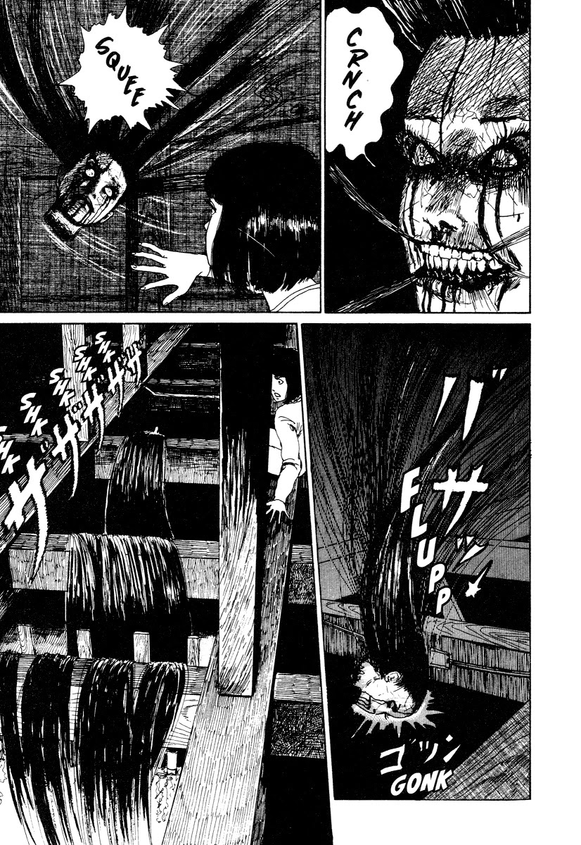 Itou Junji Kyoufu Manga Collection Chapter 3.1 page 32 - Vol.3 Chapter 1: Long Hair in the Attic