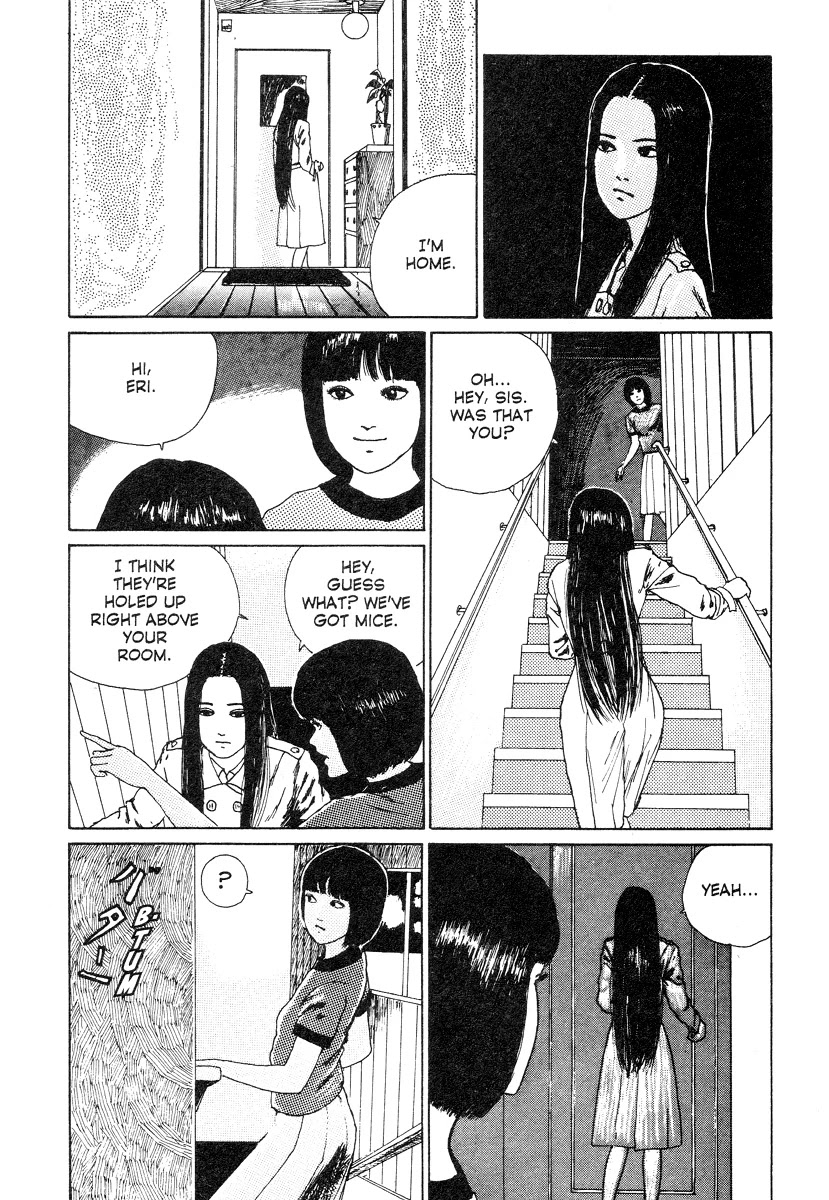 Itou Junji Kyoufu Manga Collection Chapter 3.1 page 9 - Vol.3 Chapter 1: Long Hair in the Attic