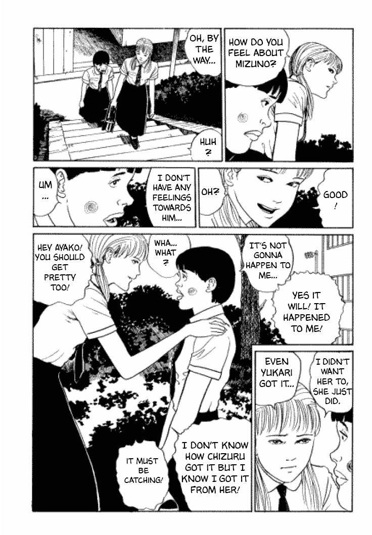 Itou Junji Kyoufu Manga Collection Chapter 3.4 page 13 - Vol.3 Chapter 4: Dying Young