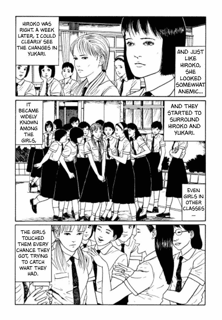 Itou Junji Kyoufu Manga Collection Chapter 3.4 page 14 - Vol.3 Chapter 4: Dying Young