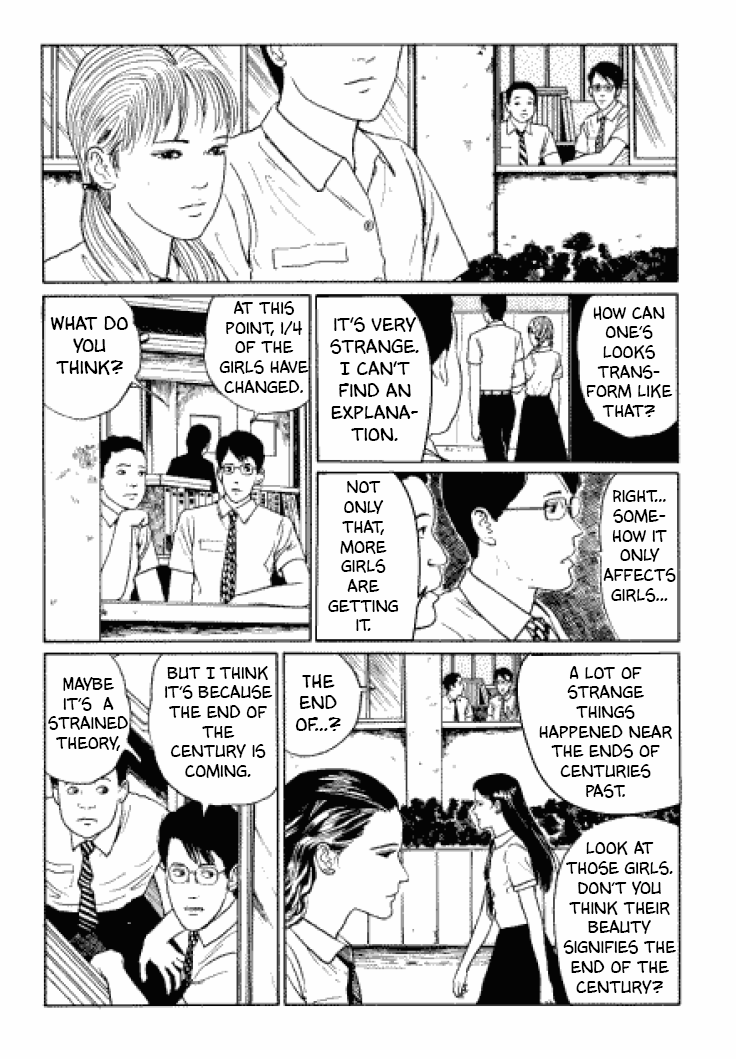 Itou Junji Kyoufu Manga Collection Chapter 3.4 page 16 - Vol.3 Chapter 4: Dying Young
