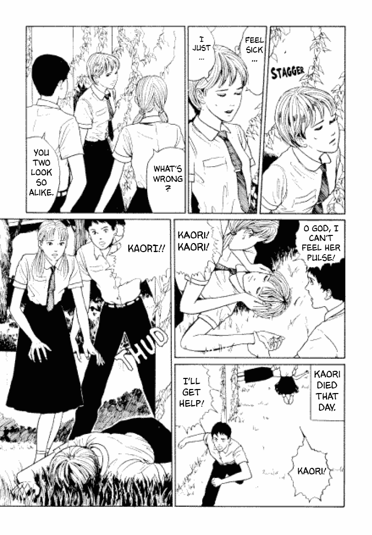 Itou Junji Kyoufu Manga Collection Chapter 3.4 page 18 - Vol.3 Chapter 4: Dying Young
