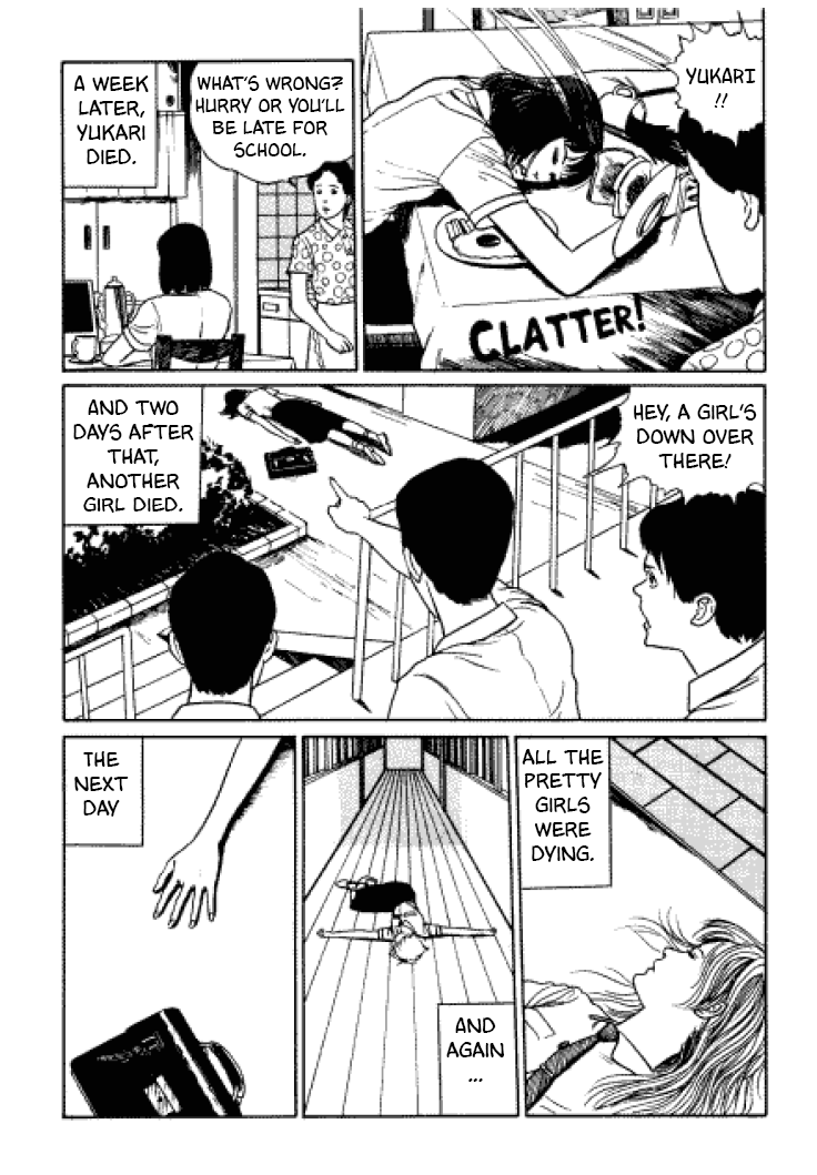 Itou Junji Kyoufu Manga Collection Chapter 3.4 page 19 - Vol.3 Chapter 4: Dying Young