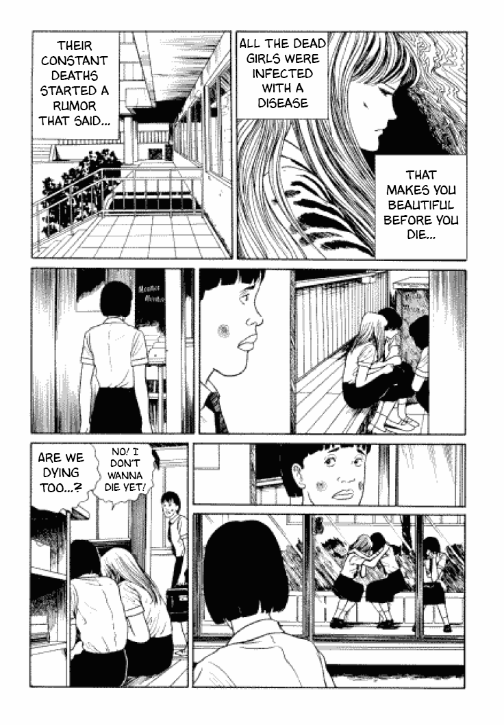 Itou Junji Kyoufu Manga Collection Chapter 3.4 page 20 - Vol.3 Chapter 4: Dying Young