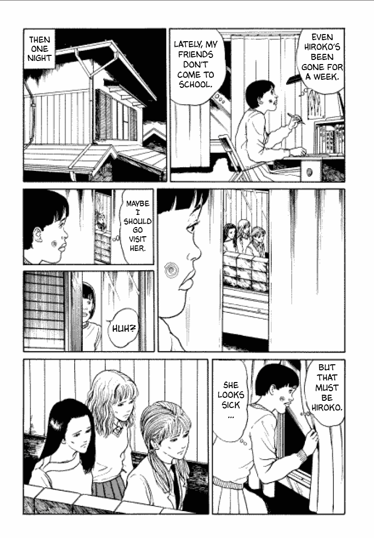 Itou Junji Kyoufu Manga Collection Chapter 3.4 page 24 - Vol.3 Chapter 4: Dying Young