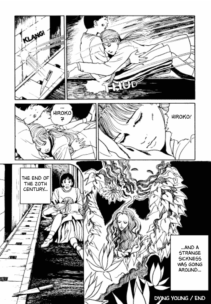Itou Junji Kyoufu Manga Collection Chapter 3.4 page 32 - Vol.3 Chapter 4: Dying Young