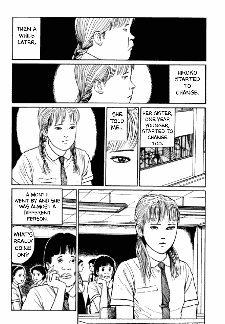 Itou Junji Kyoufu Manga Collection Chapter 3.4 page 8 - Vol.3 Chapter 4: Dying Young