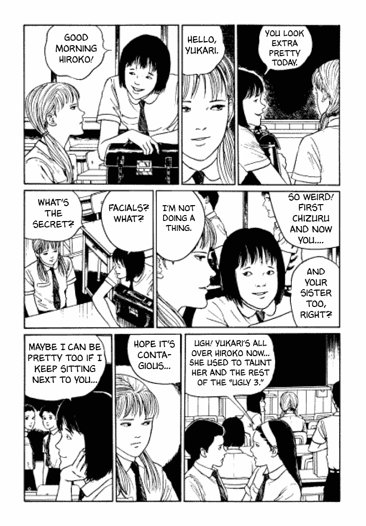 Itou Junji Kyoufu Manga Collection Chapter 3.4 page 9 - Vol.3 Chapter 4: Dying Young