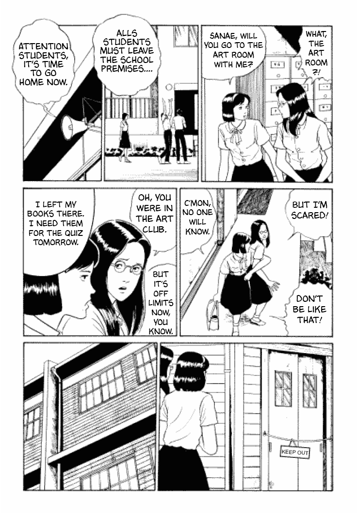 Itou Junji Kyoufu Manga Collection Chapter 3.5 page 13 - Vol.3 Chapter 5: Headless Sculptures