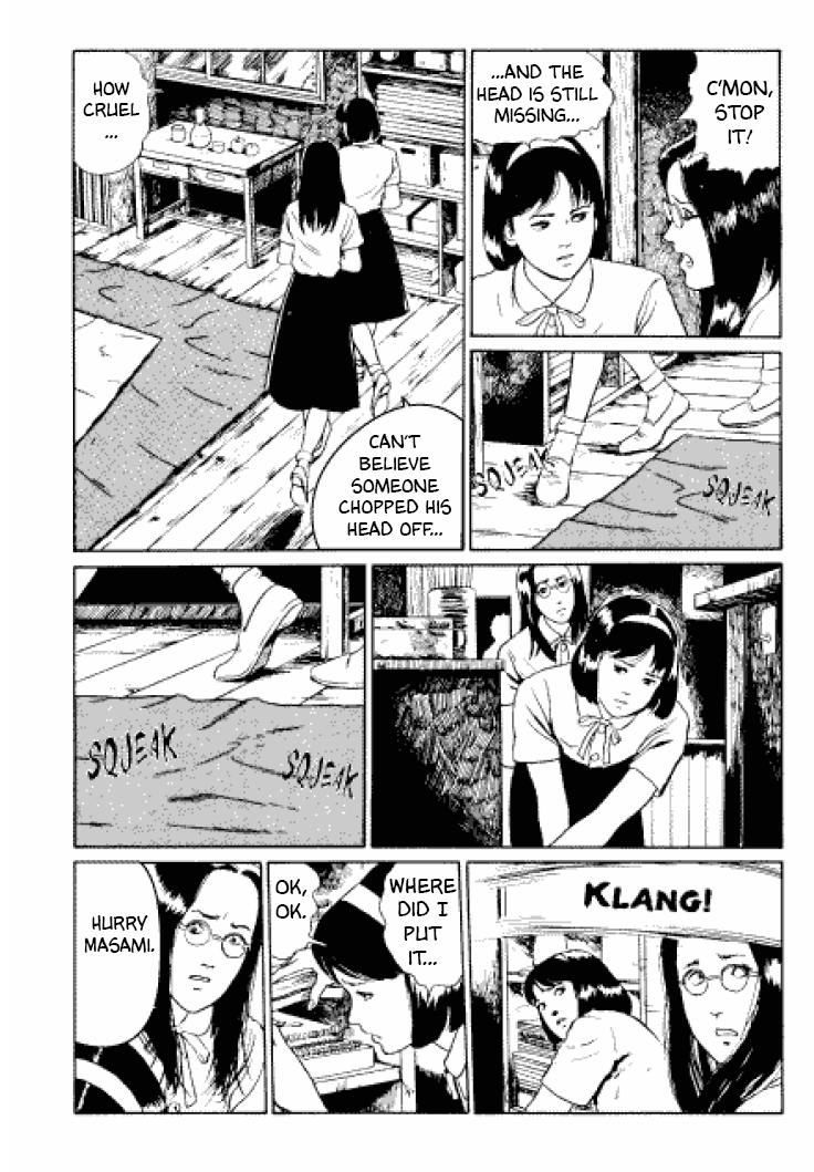 Itou Junji Kyoufu Manga Collection Chapter 3.5 page 16 - Vol.3 Chapter 5: Headless Sculptures