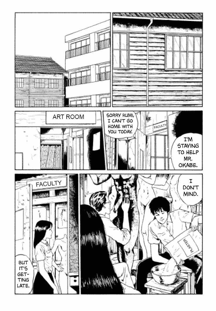 Itou Junji Kyoufu Manga Collection Chapter 3.5 page 2 - Vol.3 Chapter 5: Headless Sculptures