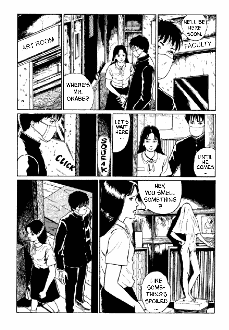 Itou Junji Kyoufu Manga Collection Chapter 3.5 page 20 - Vol.3 Chapter 5: Headless Sculptures