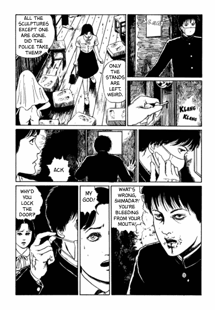 Itou Junji Kyoufu Manga Collection Chapter 3.5 page 21 - Vol.3 Chapter 5: Headless Sculptures