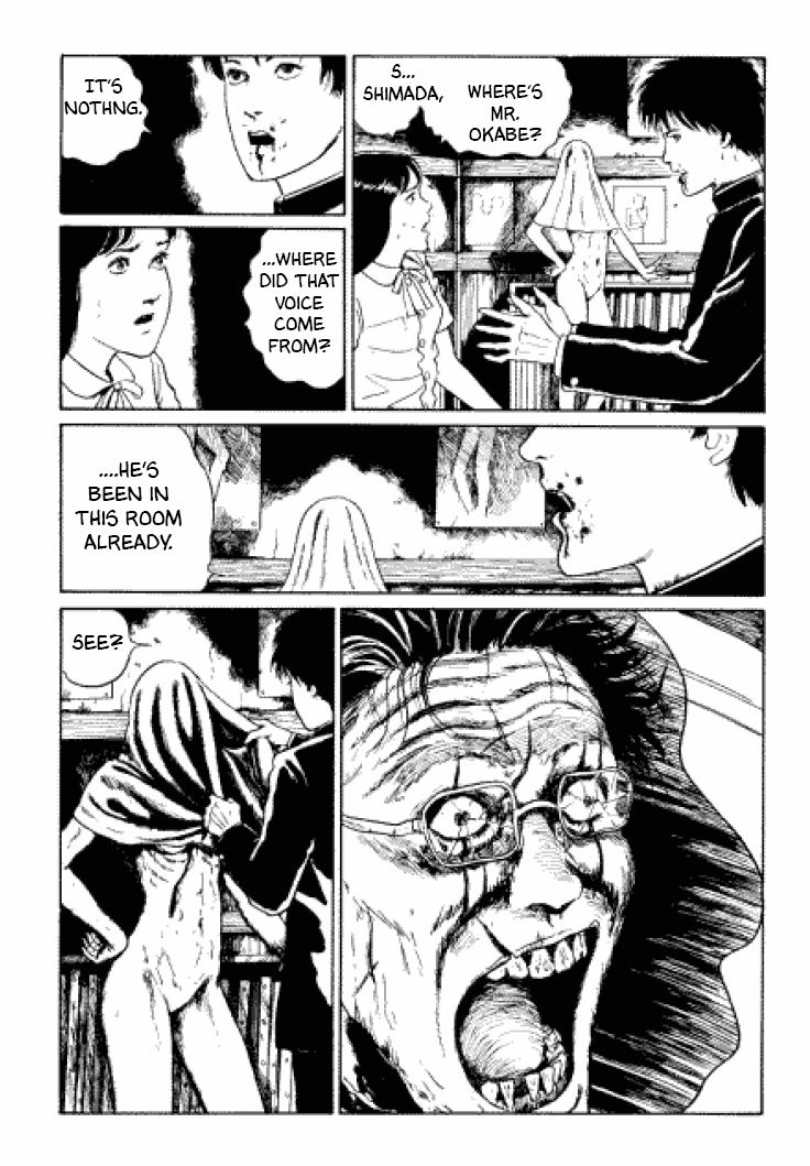 Itou Junji Kyoufu Manga Collection Chapter 3.5 page 22 - Vol.3 Chapter 5: Headless Sculptures