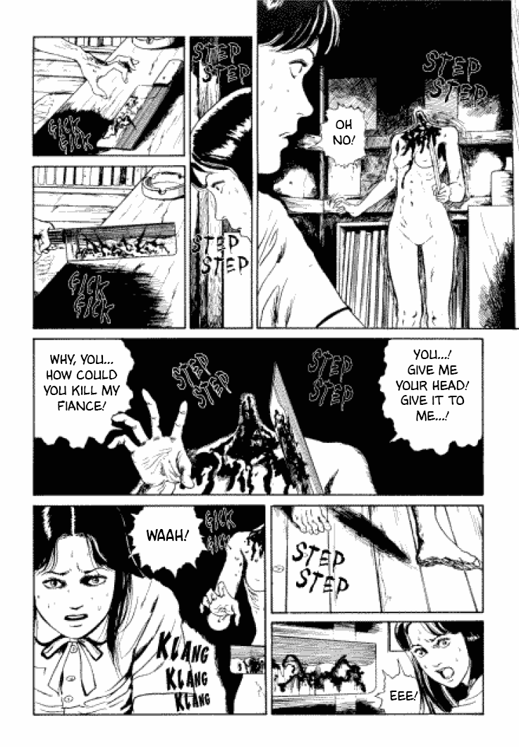 Itou Junji Kyoufu Manga Collection Chapter 3.5 page 27 - Vol.3 Chapter 5: Headless Sculptures