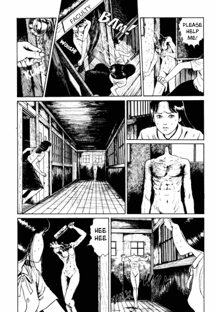 Itou Junji Kyoufu Manga Collection Chapter 3.5 page 28 - Vol.3 Chapter 5: Headless Sculptures