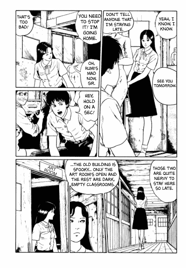 Itou Junji Kyoufu Manga Collection Chapter 3.5 page 5 - Vol.3 Chapter 5: Headless Sculptures