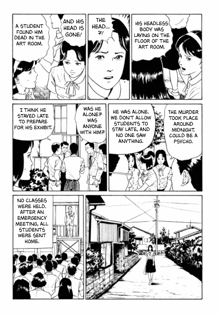 Itou Junji Kyoufu Manga Collection Chapter 3.5 page 8 - Vol.3 Chapter 5: Headless Sculptures