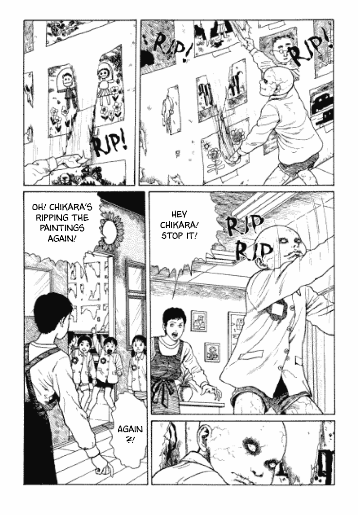 Itou Junji Kyoufu Manga Collection Chapter 3.6 page 10 - Vol.3 Chapter 6: Flesh-Colored Horror