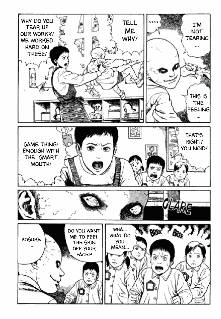 Itou Junji Kyoufu Manga Collection Chapter 3.6 page 11 - Vol.3 Chapter 6: Flesh-Colored Horror