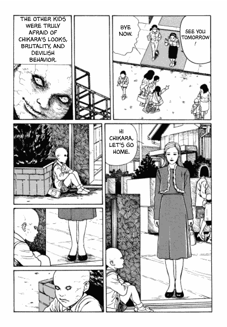 Itou Junji Kyoufu Manga Collection Chapter 3.6 page 12 - Vol.3 Chapter 6: Flesh-Colored Horror