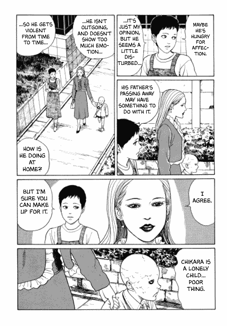 Itou Junji Kyoufu Manga Collection Chapter 3.6 page 14 - Vol.3 Chapter 6: Flesh-Colored Horror