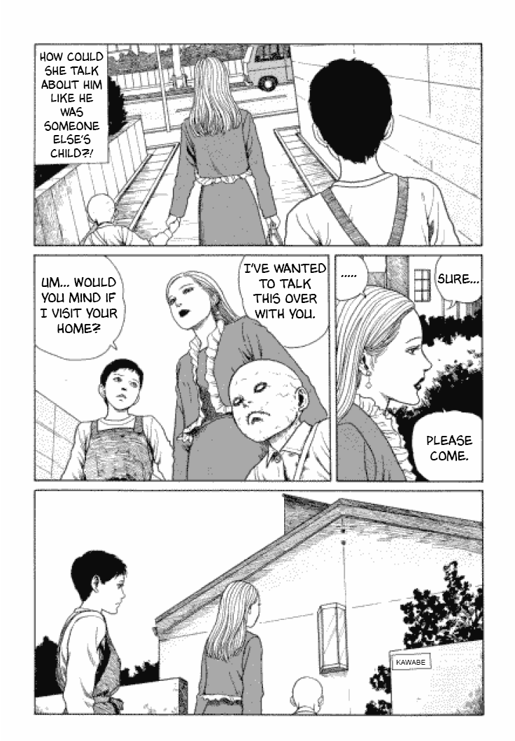 Itou Junji Kyoufu Manga Collection Chapter 3.6 page 15 - Vol.3 Chapter 6: Flesh-Colored Horror