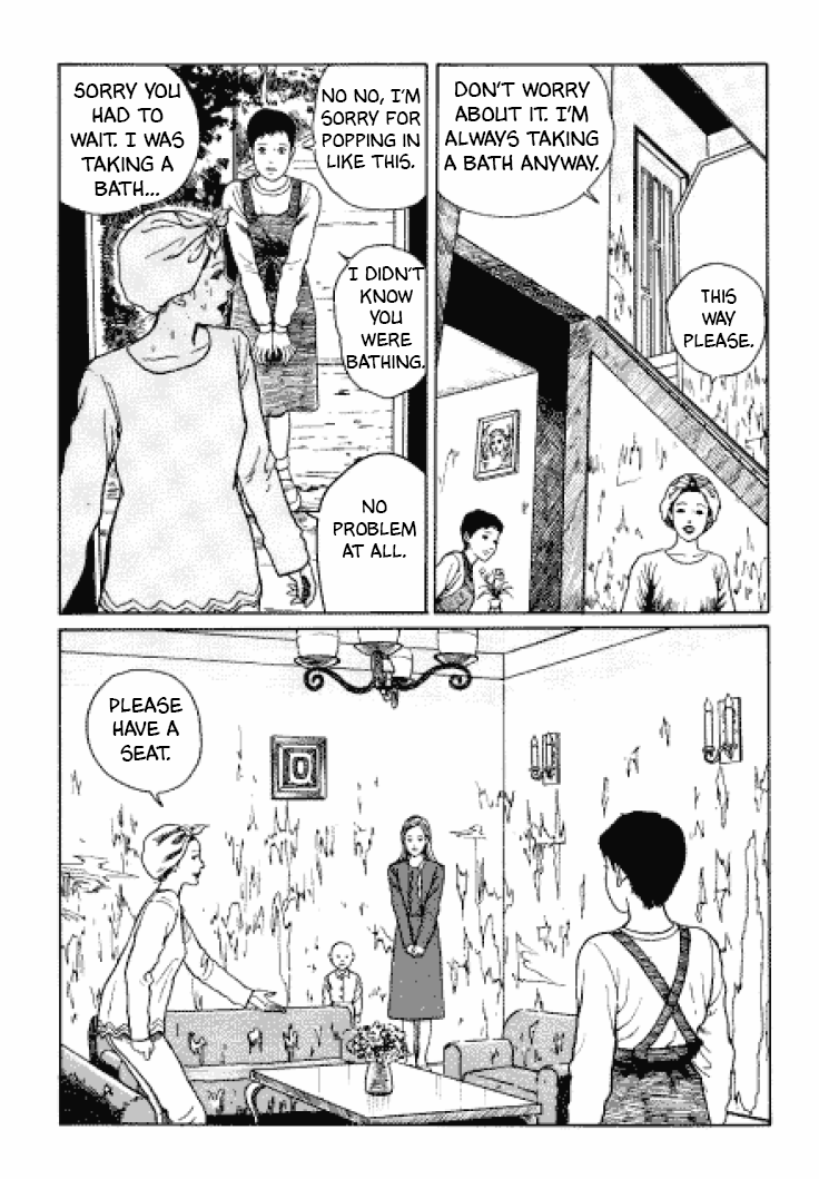 Itou Junji Kyoufu Manga Collection Chapter 3.6 page 17 - Vol.3 Chapter 6: Flesh-Colored Horror