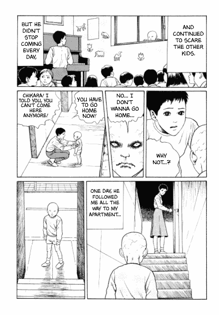 Itou Junji Kyoufu Manga Collection Chapter 3.6 page 22 - Vol.3 Chapter 6: Flesh-Colored Horror