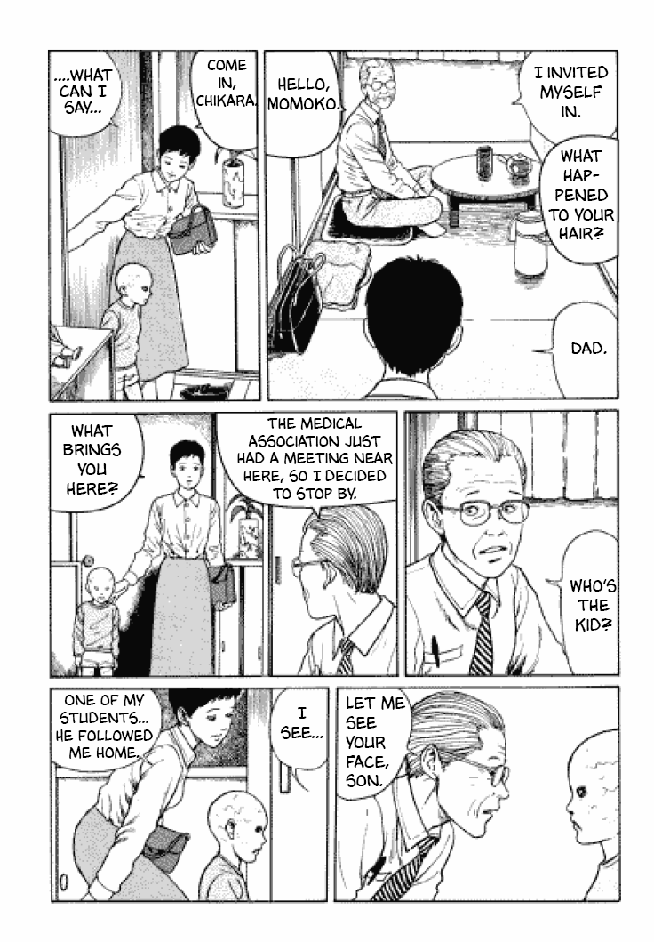 Itou Junji Kyoufu Manga Collection Chapter 3.6 page 23 - Vol.3 Chapter 6: Flesh-Colored Horror