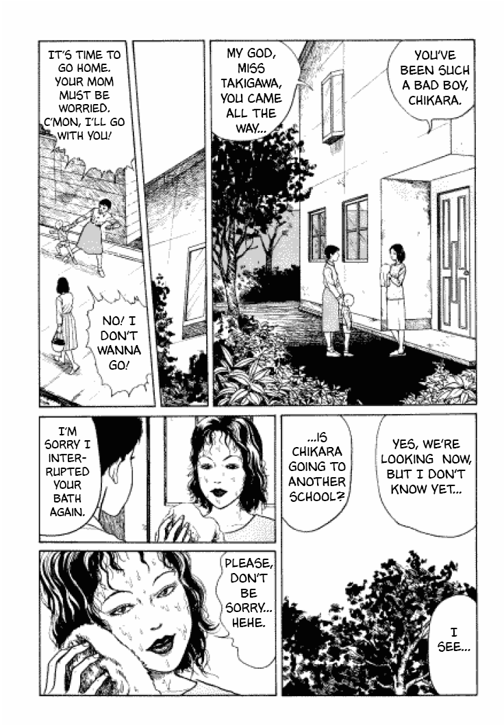 Itou Junji Kyoufu Manga Collection Chapter 3.6 page 25 - Vol.3 Chapter 6: Flesh-Colored Horror