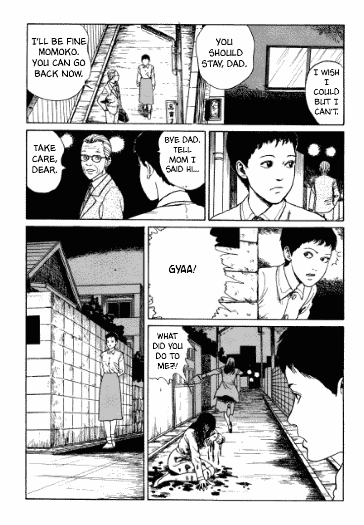 Itou Junji Kyoufu Manga Collection Chapter 3.6 page 32 - Vol.3 Chapter 6: Flesh-Colored Horror