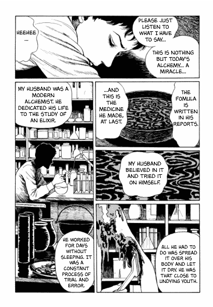 Itou Junji Kyoufu Manga Collection Chapter 3.6 page 41 - Vol.3 Chapter 6: Flesh-Colored Horror