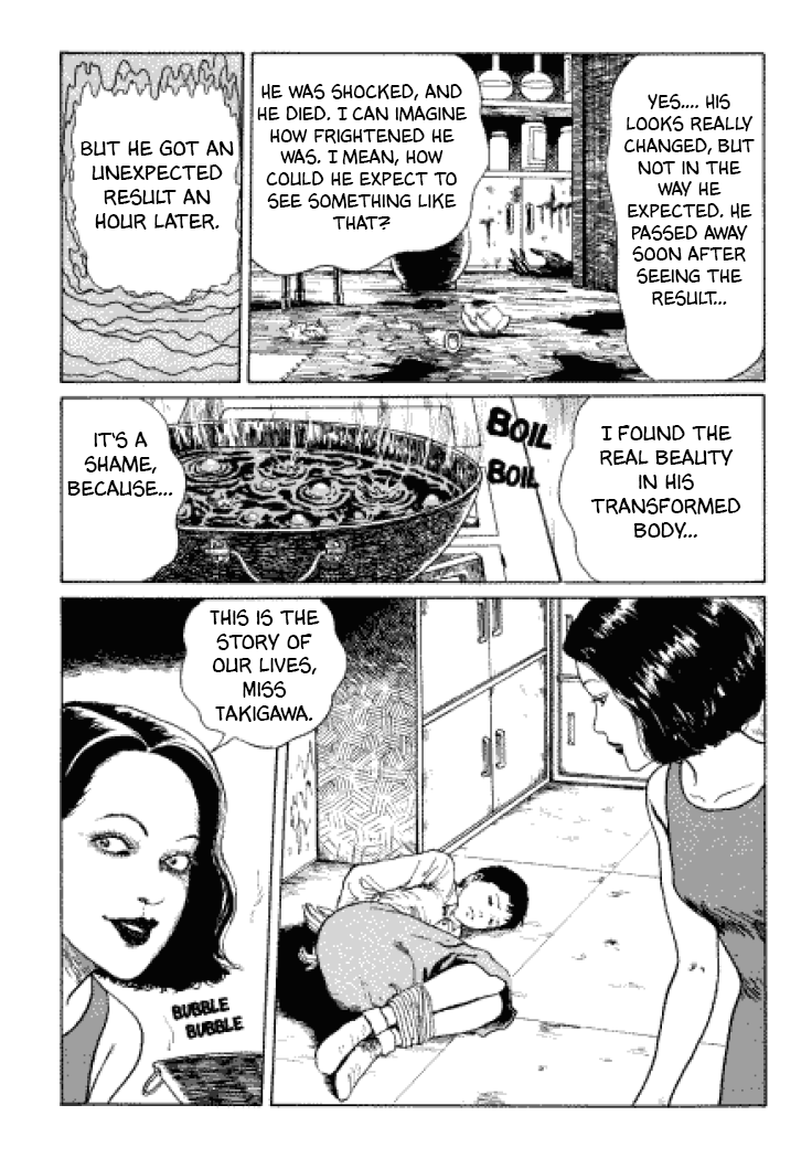 Itou Junji Kyoufu Manga Collection Chapter 3.6 page 42 - Vol.3 Chapter 6: Flesh-Colored Horror