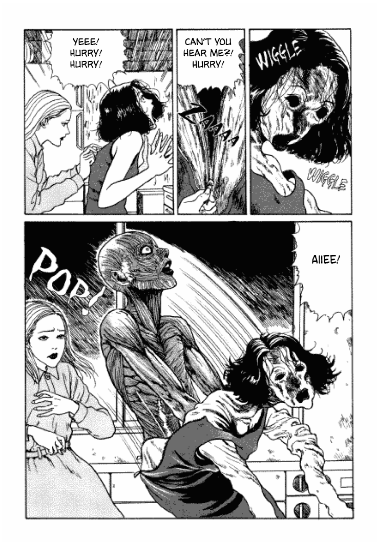 Itou Junji Kyoufu Manga Collection Chapter 3.6 page 45 - Vol.3 Chapter 6: Flesh-Colored Horror