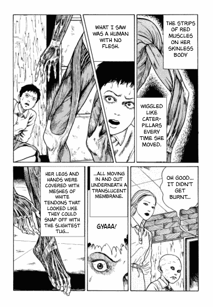 Itou Junji Kyoufu Manga Collection Chapter 3.6 page 47 - Vol.3 Chapter 6: Flesh-Colored Horror