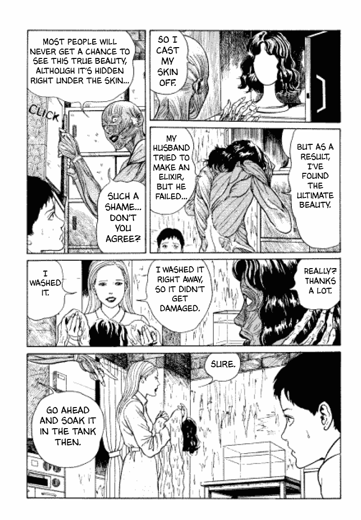 Itou Junji Kyoufu Manga Collection Chapter 3.6 page 49 - Vol.3 Chapter 6: Flesh-Colored Horror
