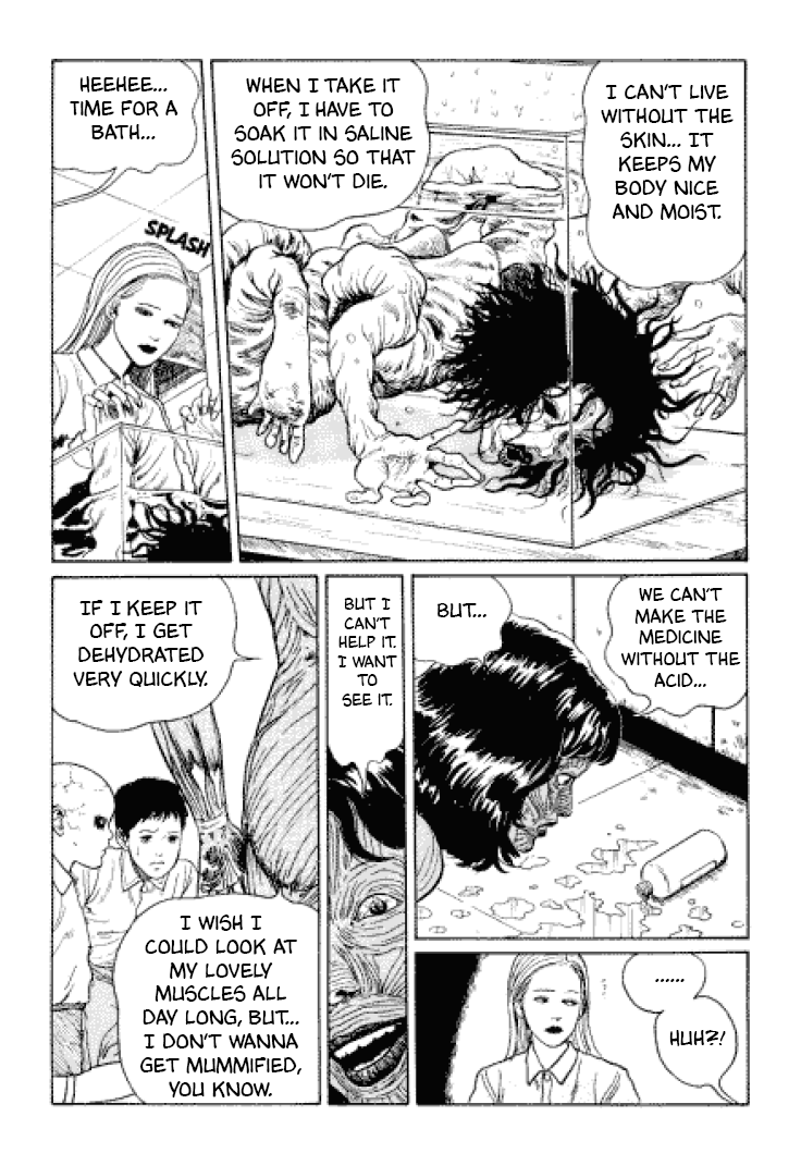 Itou Junji Kyoufu Manga Collection Chapter 3.6 page 50 - Vol.3 Chapter 6: Flesh-Colored Horror