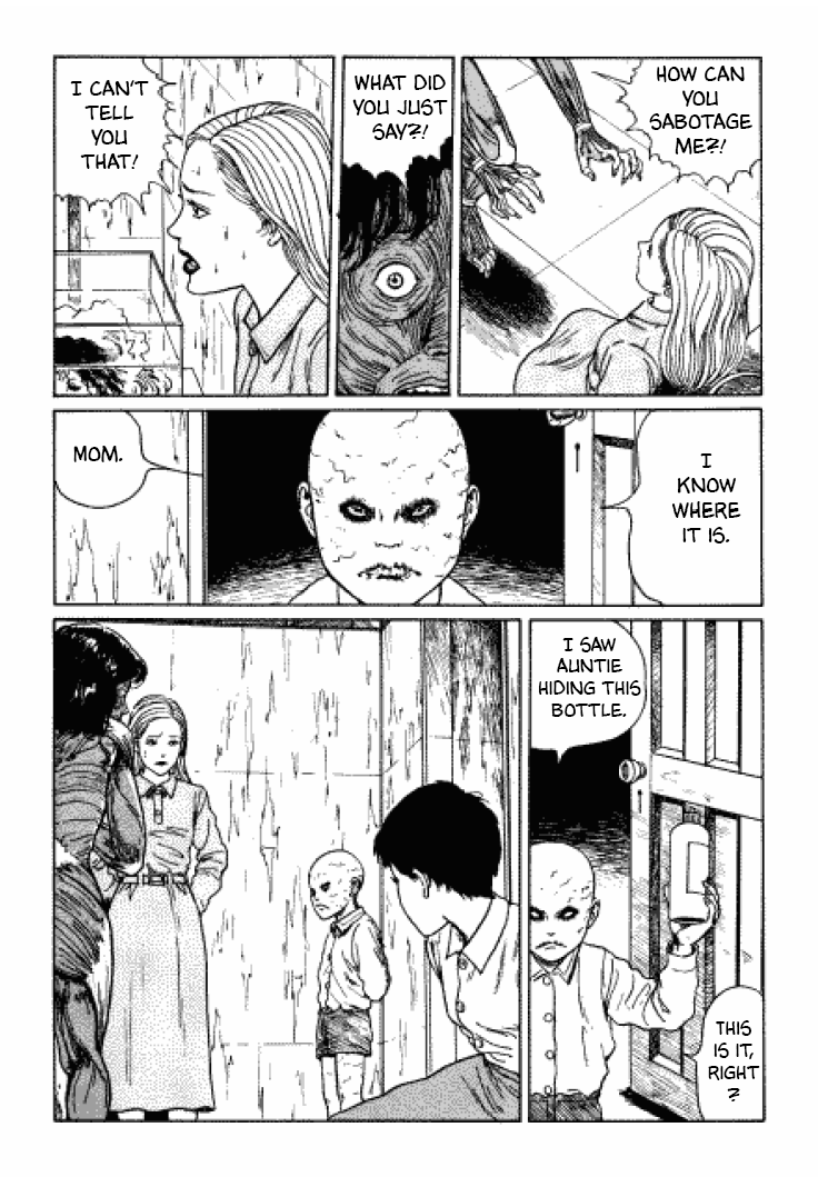 Itou Junji Kyoufu Manga Collection Chapter 3.6 page 53 - Vol.3 Chapter 6: Flesh-Colored Horror