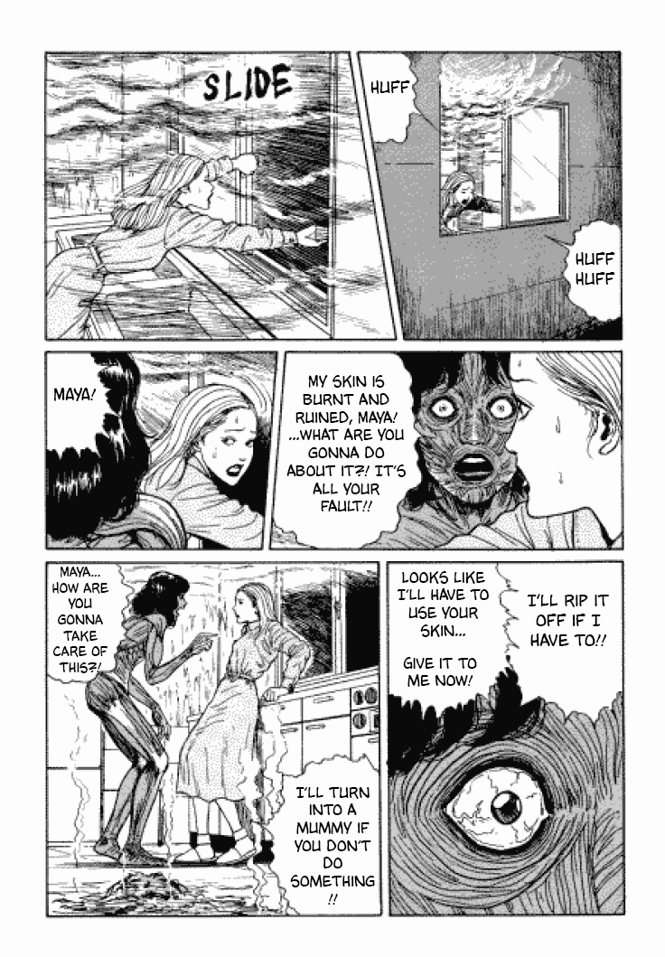 Itou Junji Kyoufu Manga Collection Chapter 3.6 page 57 - Vol.3 Chapter 6: Flesh-Colored Horror