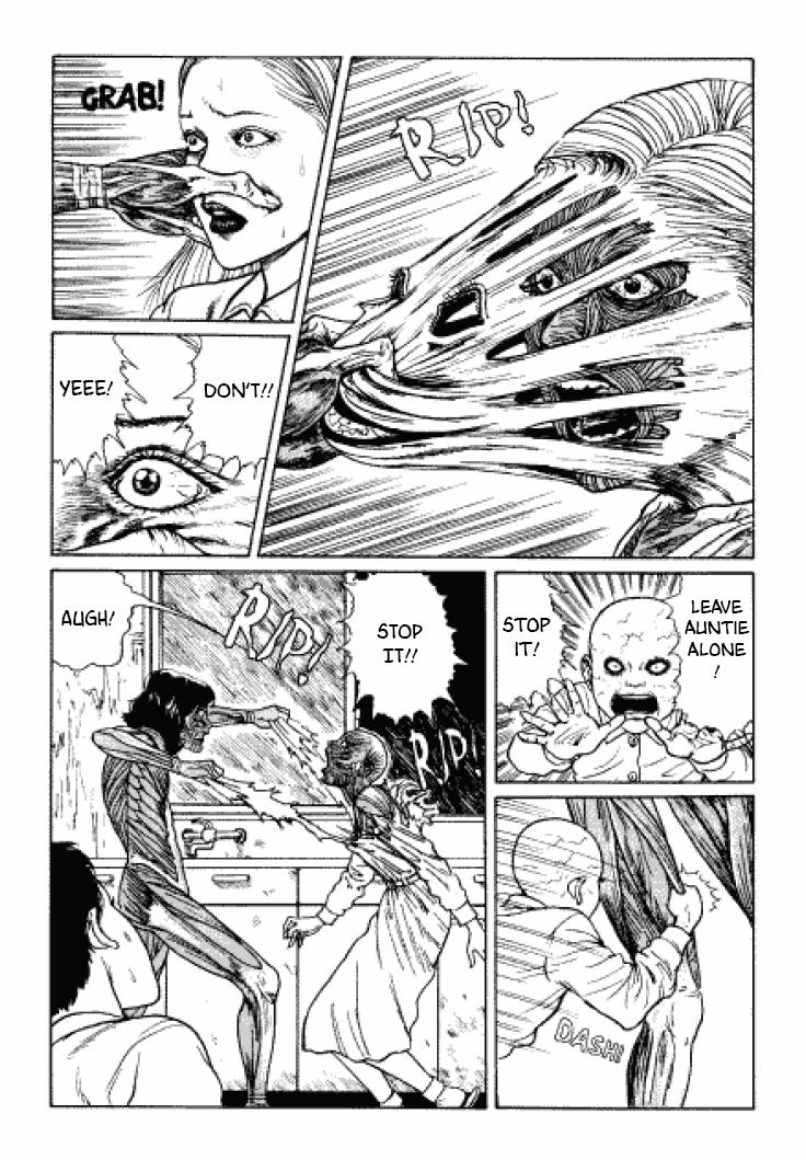 Itou Junji Kyoufu Manga Collection Chapter 3.6 page 58 - Vol.3 Chapter 6: Flesh-Colored Horror